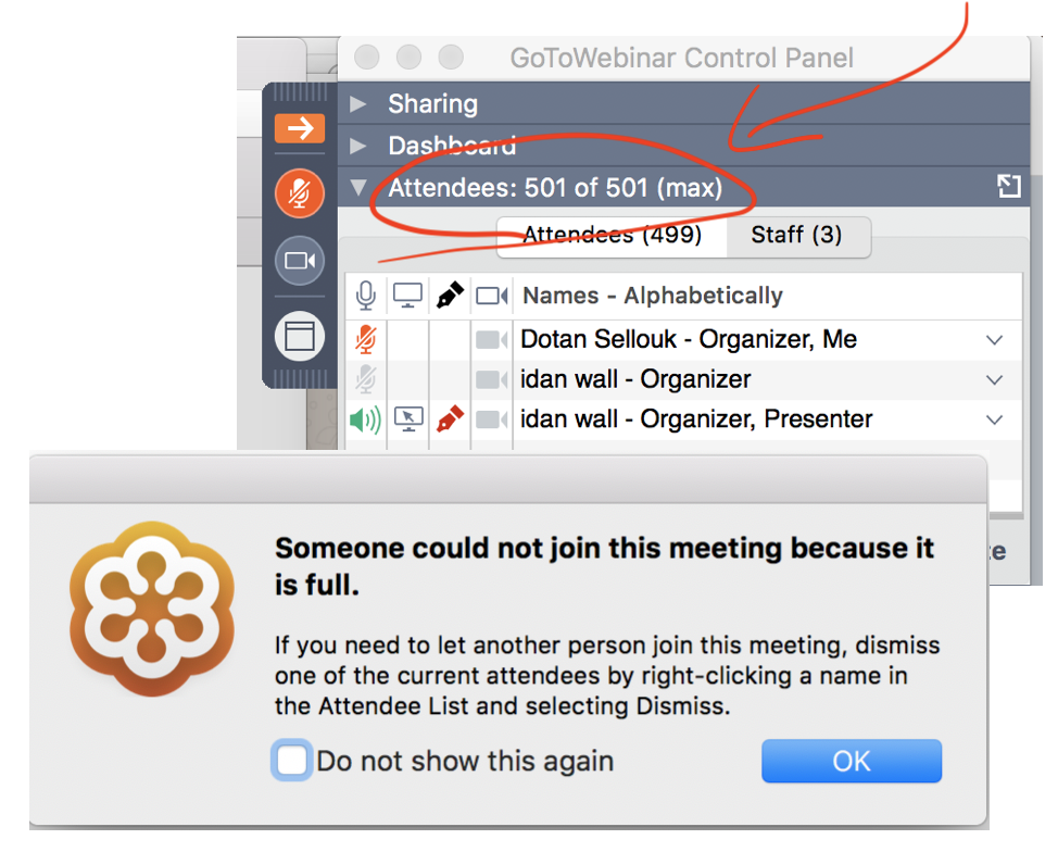 המחשה של חדר שידור מלא